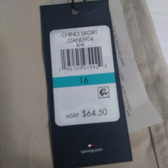 Tommy Hilfiger Chino Skort Size 16 *NWT* - Picture 8 of 11